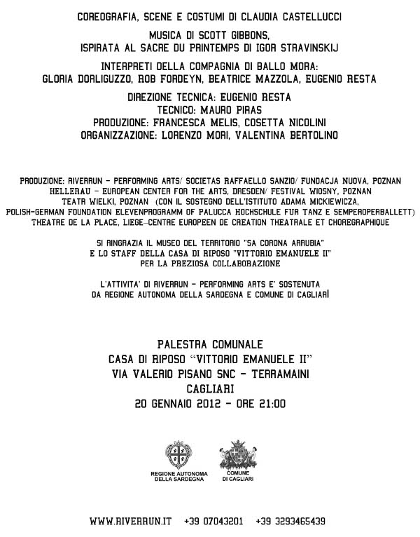 La seconda Neanderthal - Scheda spettacolo