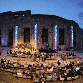 Il forte austroungarico di Tenna, appena fuori Pergine, una delle location dell'edizione 2014