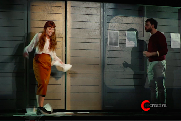 F. Perdere le cose di Kepler-452|Failing to Levitate in My Studio (photo: modena.emiliaromagnateatro.com)