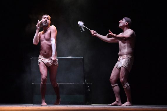 La Scorticata di Emma Dante. Nella foto Salvatore D'Onofrio e Carmine Maringola (photo: M. L. Antonelli - AGF)