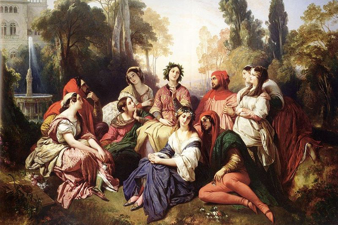 Il Decameron di Franz-Xavier Winterhalter