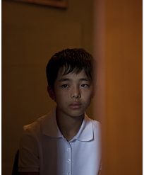 A boy inside the boy