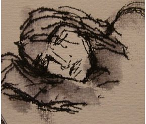 Disegno per 'Amleto' di Danio Manfredini