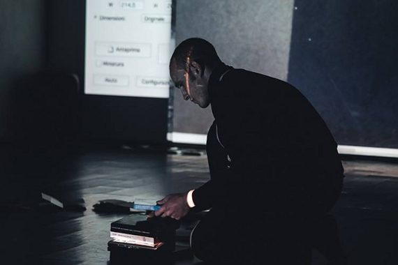 Between me and P (photo: Michela Di Savino)