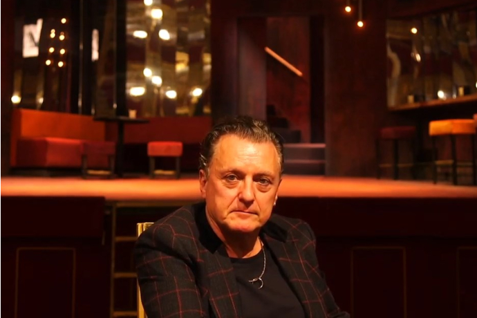 Un'immagine di Valerio Binasco nel docufilm