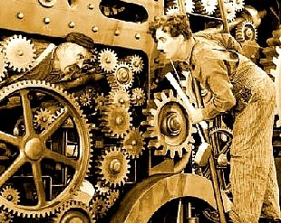 Chaplin in Tempi Moderni