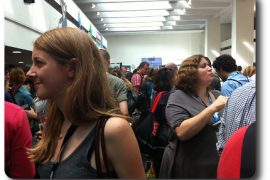 La colazione dei promoter al Fringe|La colazione del danzatore|Kath Mainland - Fringe Chief Executive (photo: edinburgh-festivals.com)