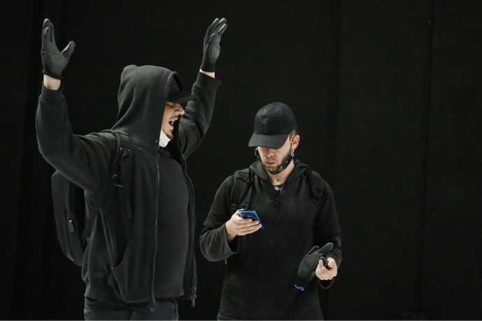 Giuseppe Vincent Giampino e Riccardo Guratti (photo: Margherita Masè)|noPolis di Paola Bianchi (photo: Margherita Masè)|Spezzato è il cuore della bellezza della Piccola Compagnia Dammacco (photo: Margherita Masè)