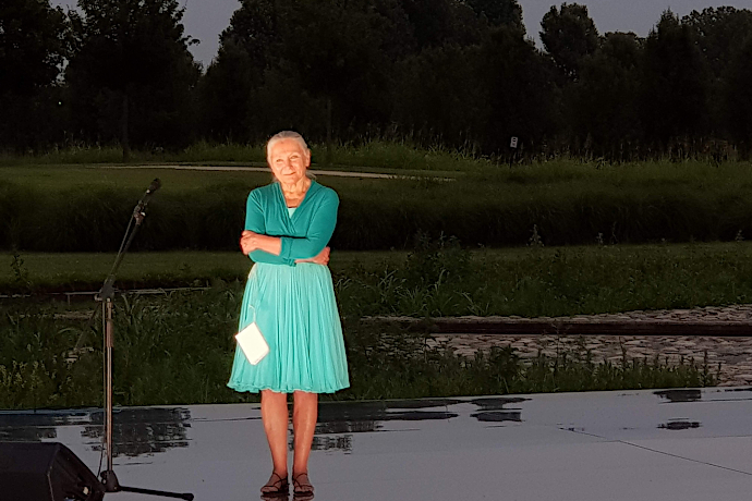 Mariangela Gualtieri alla reggia di Venaria (photo: Davide Sannia)