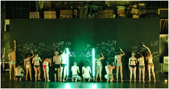 Imitationofdeath - Ricci/Forte|immagine usata per la promozione di Imitationofdeath|David La Chapelle|Measuring the Universe