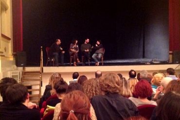 Il momento dell'incontro di Fridman e Gribaudi col pubblico|Sharon Fridman e Silvia Gribaudi