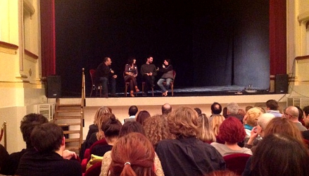 Il momento dell'incontro di Fridman e Gribaudi col pubblico|Sharon Fridman e Silvia Gribaudi