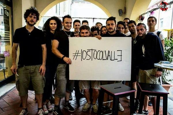 Io sto col Valle|L'incontro al Valle Occupato