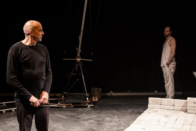 Martinelli e Neri in scena (photo: Lorenza Daverio)