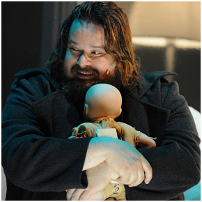 Giuseppe Battiston nel Macbeth di De Rosa