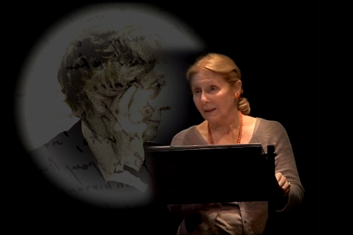 Giulia Lazzarini in "Le parole di Rita"