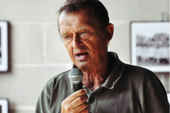 Renato Sarti (photo: Elisa Lobefaro)|Sarti con Arianna Scommegna per Matilde e il tram per San Vittore