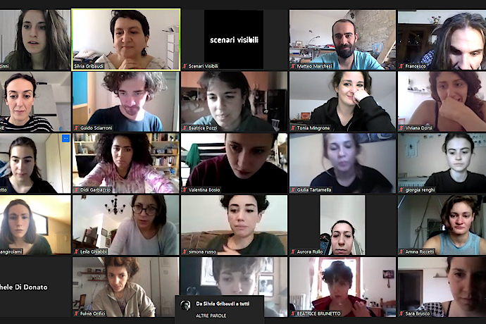 I partecipanti alla residenza|