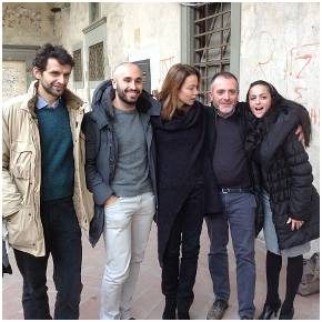 Luciano Melchionna e la compagnia di Ricorda con rabbia