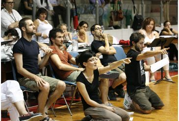 Teatro Sotterraneo durante le prove del Signor Bruschino|Teatro Sotterraneo