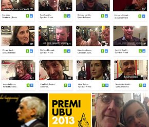 Premi Ubu 2013: le videointerviste