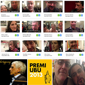 Premi Ubu 2013: le videointerviste