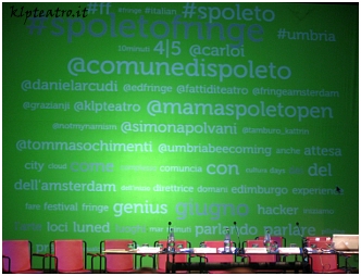 Convegno L'arte dei luoghi|Spoleto verso il Fringe