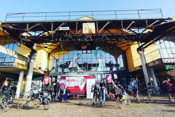 L'arrivo al Museo dei Campionissimi di Novi (photo: Davide Sannia)
