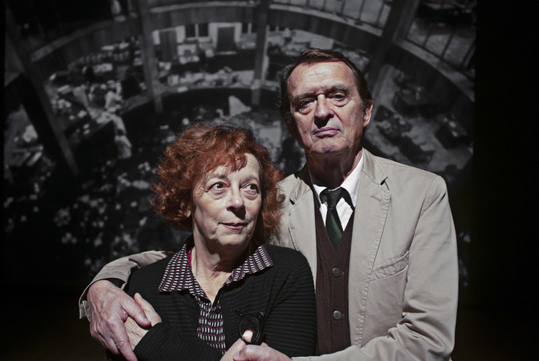 Sarti e Curino ne "Il rumore del silenzio" (ph: Jacopo Gussoni)