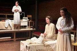 Amy Boda, Chiara Ferrara, Alia Stegani in scena