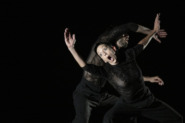 La performance di Insaudo (ph: Andrea Macchia)