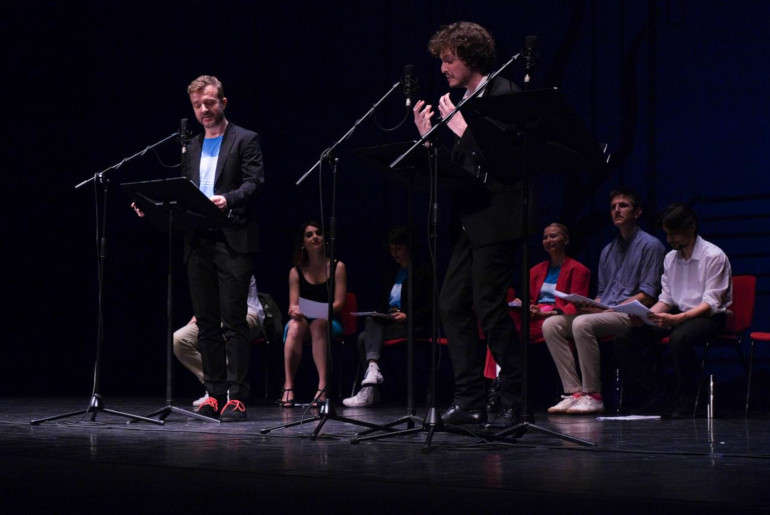 La mise en lecture di Prima scendere in campo