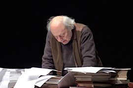 Vittorio Franceschi in scena (ph: Davide Sannia)