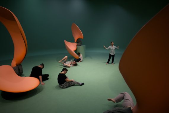 Un momento del laboratorio