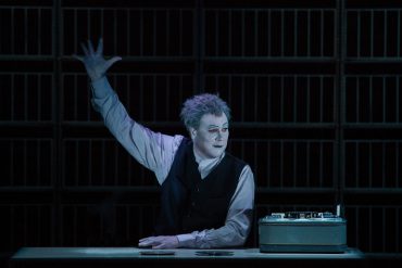 Robert Wilson in Krapp's Last Tape (Happy Days Beckett Festival, Enniskillen, 2012 - Photo: robertwilson.com)