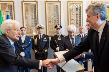 Il Giuramento del ministro Mazzi (ph: ufficio stampa Ministero del Turismo)