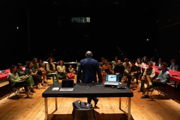 Una lezione con Alfonso Cipolla della prima edizione di Gradus (ph: Andrea Morgillo)