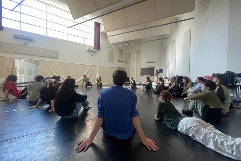 Un momento di una masterclass (ph: Stefano Tomassini)