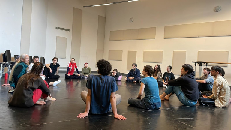 La masterclass con Adriana Borriello (ph: Stefano Tomassini)